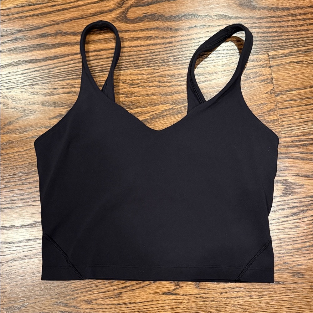 Lulu Lemon Black V-Neck Top